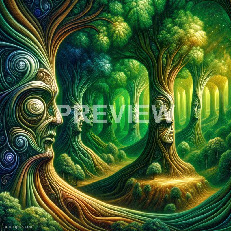 11908 - a-forest-with-human-faced-trees-where-leaves-morph-in_250704173153_00001